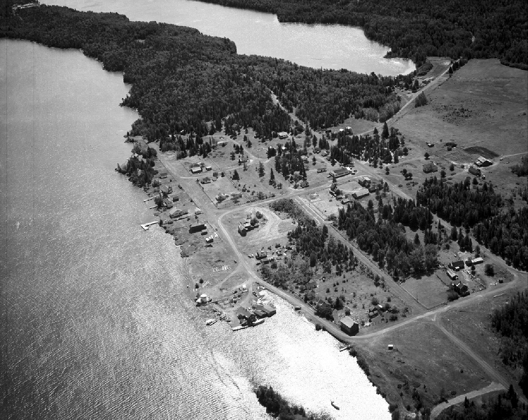 TBT Aerial View 1937 Copper Harbor Copper Harbor