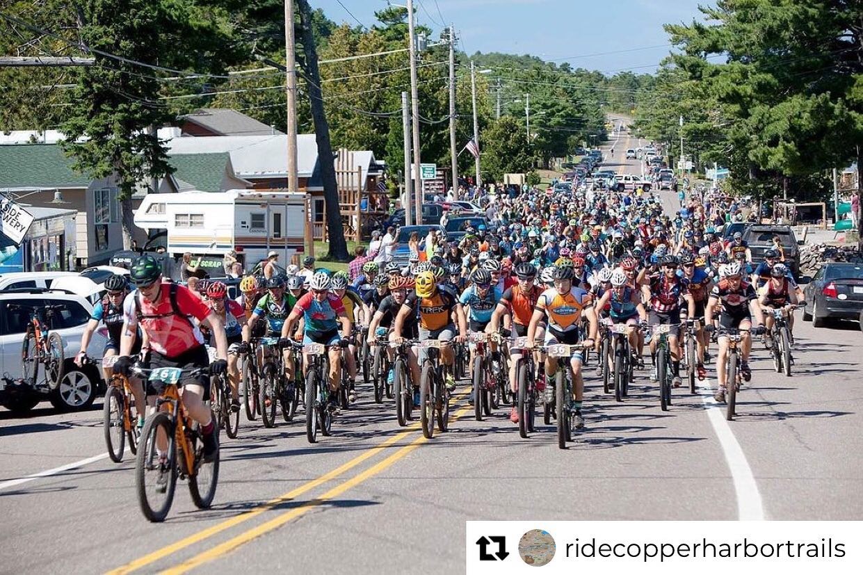 Repost from ridecopperharbortrails•The 28th Annual Copper Harbor